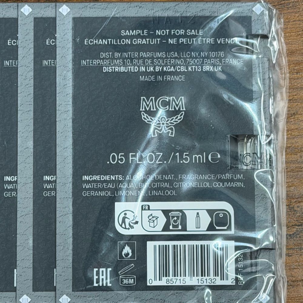 MCM Onyx EDP Sample Set (12) | 1.5ml Each | Factory Sealed. NEW - Picture 5 of 6